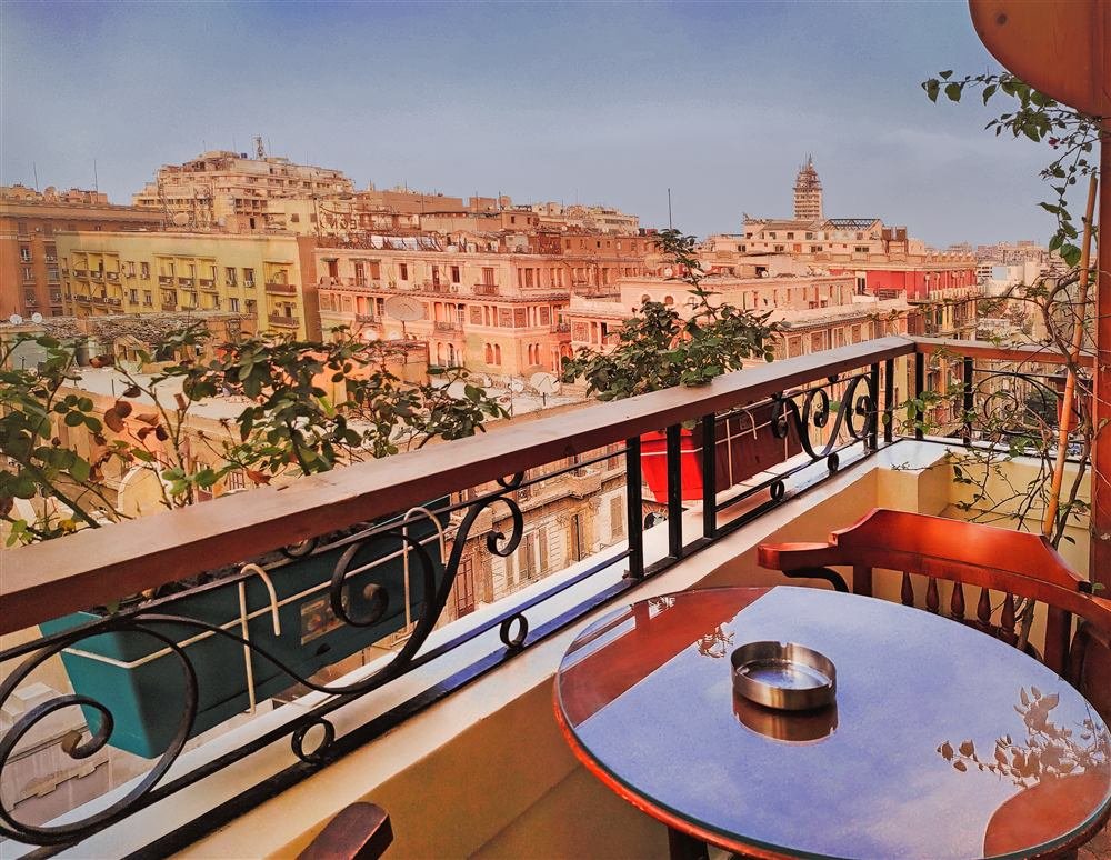 Balcony over the Downtown rooftops